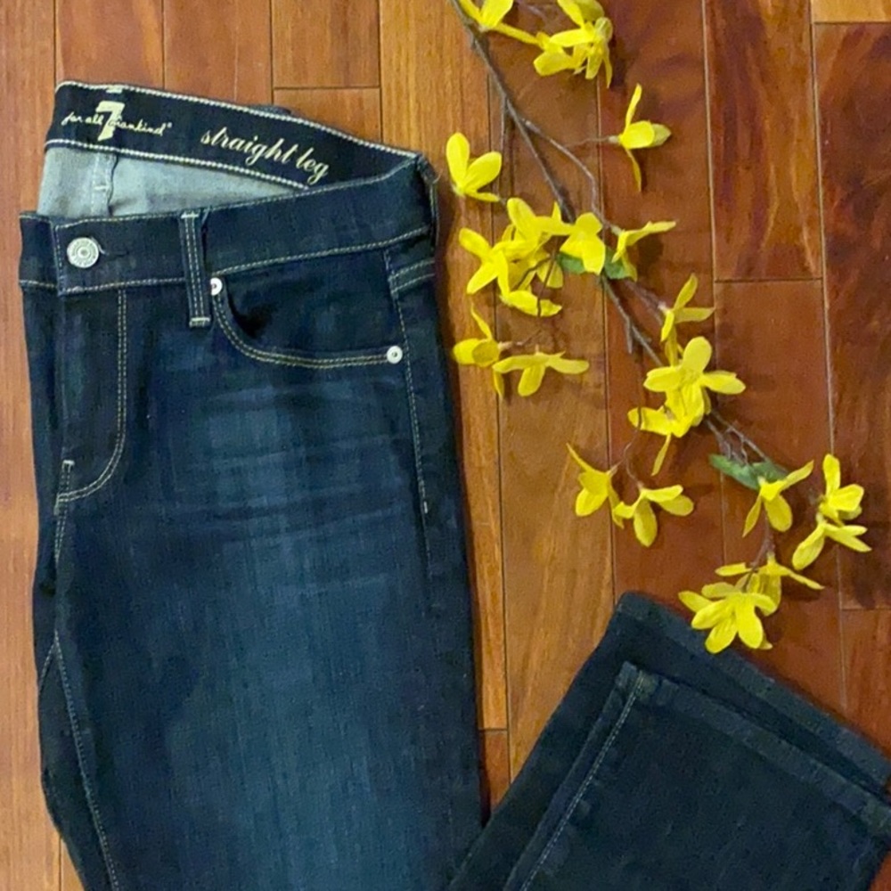 7 for All Mankind Straight Leg Jeans
